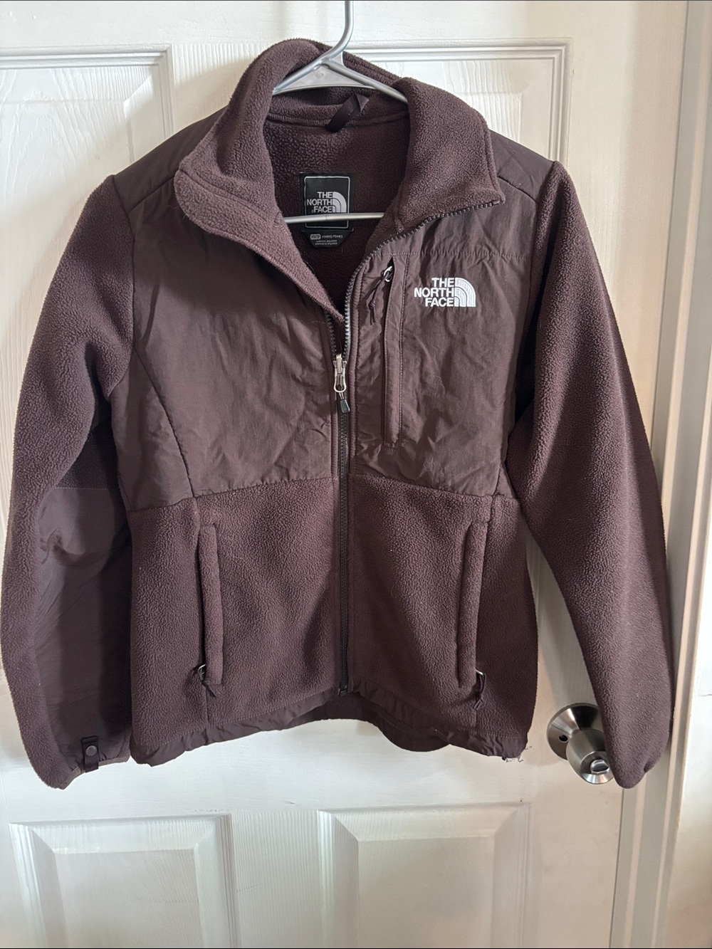 The North Face Brown Fleece Jacket with Chest Panels